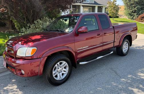 Red 2003 Toyota Tundra Limited Access Cab Stepside
