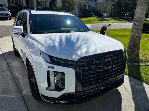 White 2024 Hyundai PALISADE Calligraphy Night Edition