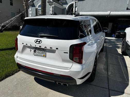White 2024 Hyundai PALISADE Calligraphy Night Edition