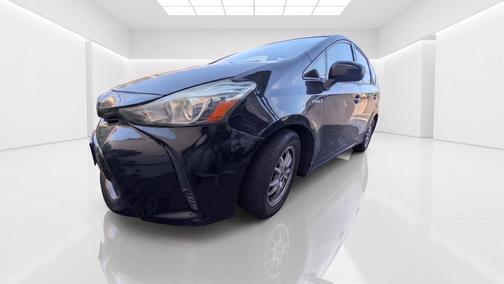 Black 2015 Toyota Prius v Two