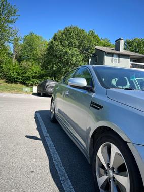 Silver 2014 Kia Optima Hybrid EX