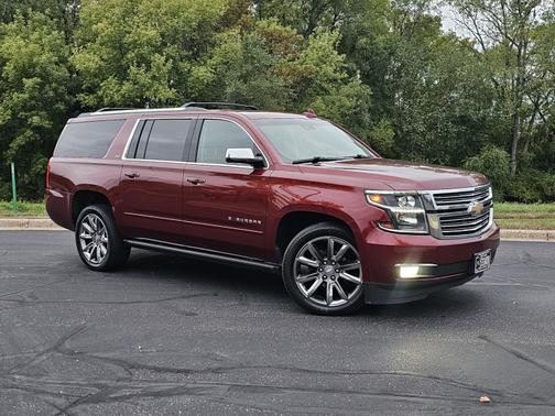 Red 2016 Chevrolet Suburban LTZ
