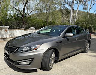 Silver 2013 Kia Optima SXL