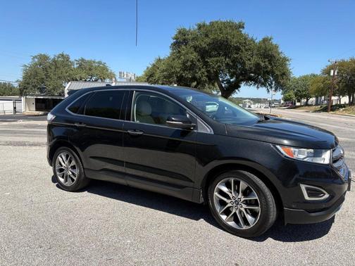 Black 2015 Ford Edge Titanium