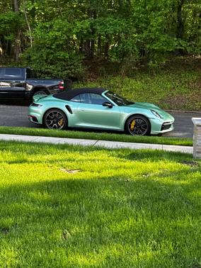 White 2021 Porsche 911 911 Turbo S Cabriolet
