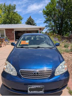 Blue 2007 Toyota Corolla LE