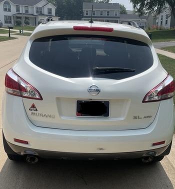 White 2012 Nissan Murano SL