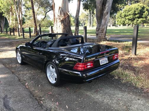 Black 2001 Mercedes-Benz SL-Class SL500 Roadster