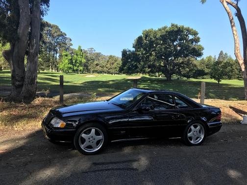 Black 2001 Mercedes-Benz SL-Class SL500 Roadster