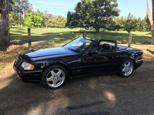 Black 2001 Mercedes-Benz SL-Class SL500 Roadster