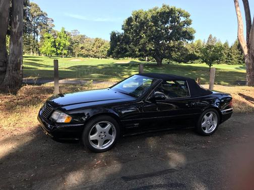 Black 2001 Mercedes-Benz SL-Class SL500 Roadster