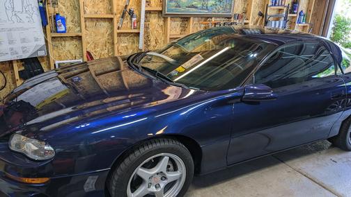 Blue 2002 Chevrolet Camaro Base