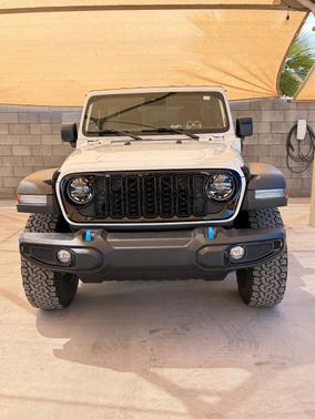 White 2024 Jeep Wrangler 4xe Willys