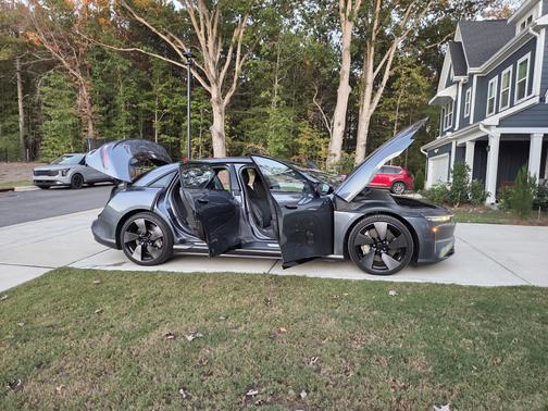 Gray 2023 Lucid Air Pure