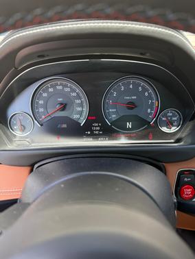 Blue 2017 BMW M4 Base