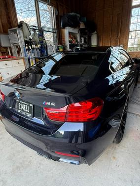 Blue 2017 BMW M4 Base