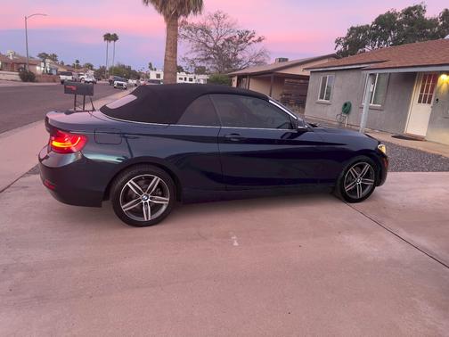 Blue 2017 BMW 230 i