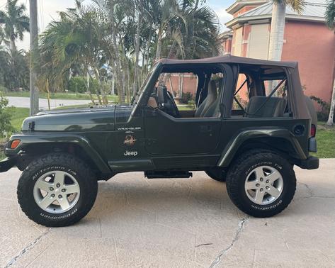 Green 1997 Jeep Wrangler Sahara