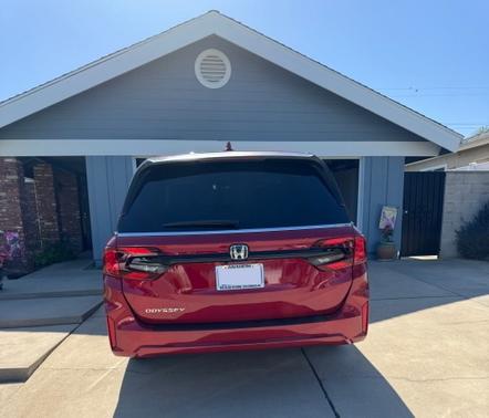 Red 2025 Honda Odyssey EX-L