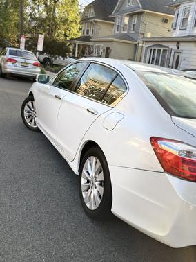 White 2013 Honda Accord EX-L
