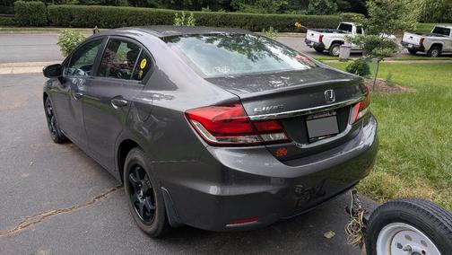 Gray 2014 Honda Civic LX