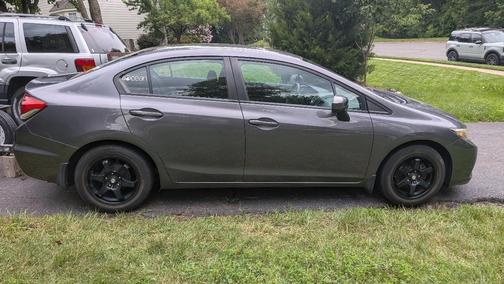 Gray 2014 Honda Civic LX