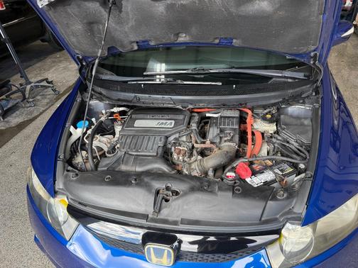 Blue 2009 Honda Civic Hybrid Base