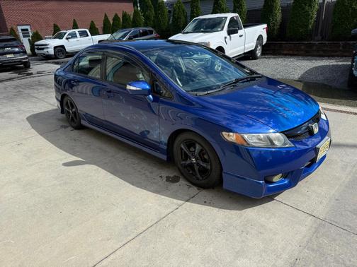 Blue 2009 Honda Civic Hybrid Base