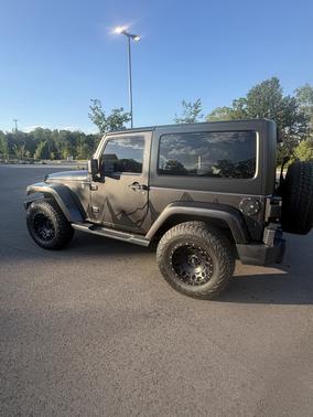 Gray 2014 Jeep Wrangler Sahara