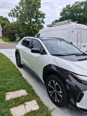 White 2024 Toyota bZ4X XLE