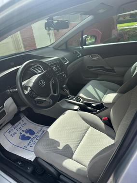 Silver 2015 Honda Civic LX
