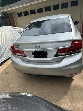 Silver 2015 Honda Civic LX