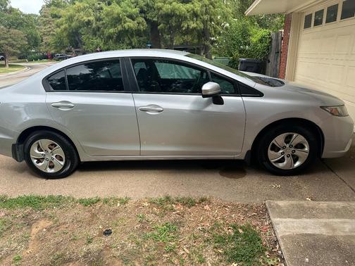 Silver 2015 Honda Civic LX