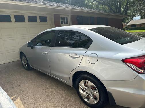 Silver 2015 Honda Civic LX