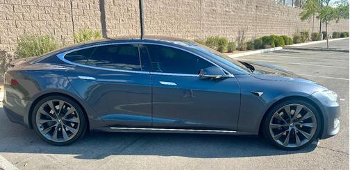 Gray 2020 Tesla Model S Long Range Plus