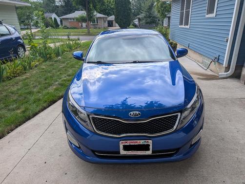 Blue 2014 Kia Optima SX