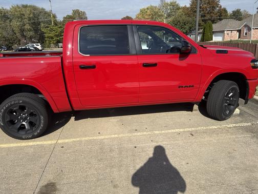 Red 2025 RAM 1500 Big Horn