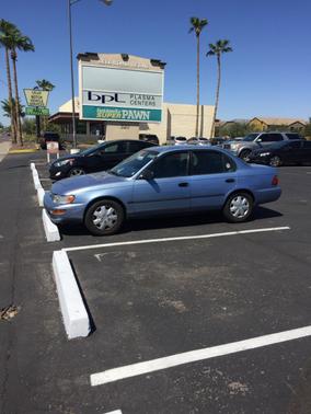 Blue 1995 Toyota Corolla DX
