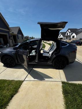 Gray 2021 Tesla Model X Long Range Plus