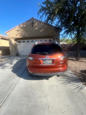 Orange 2008 INFINITI FX35 Base