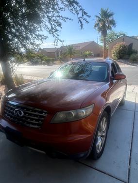 Orange 2008 INFINITI FX35 Base