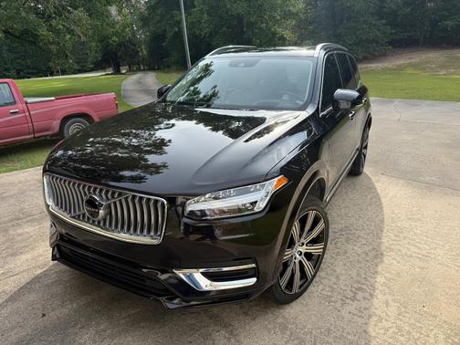 Black 2022 Volvo XC90 Recharge Plug-In Hybrid T8 Inscription 6 Passenger