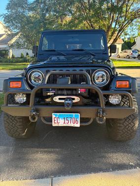 Black 2001 Jeep Wrangler Sport