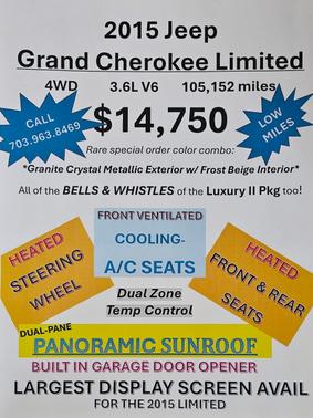 2015 Jeep Grand Cherokee Limited