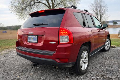 Red 2012 Jeep Compass Latitude