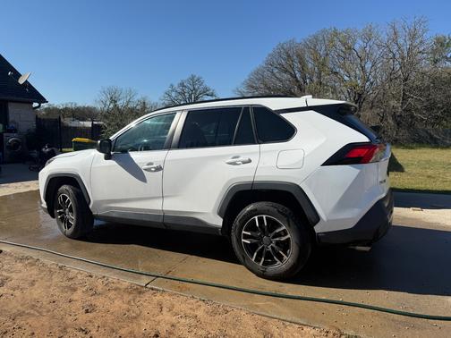 White 2021 Toyota RAV4 LE