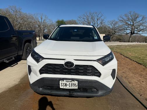 White 2021 Toyota RAV4 LE