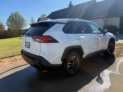 White 2021 Toyota RAV4 LE