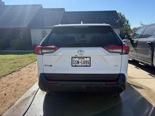 White 2021 Toyota RAV4 LE