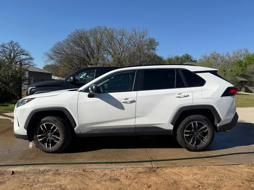 White 2021 Toyota RAV4 LE